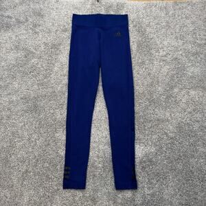Adidas Leggings XS Stretch Activewear Reflective Training Gym Running Athletic